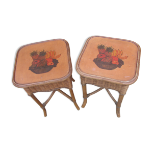 Paire de bouts de canapé