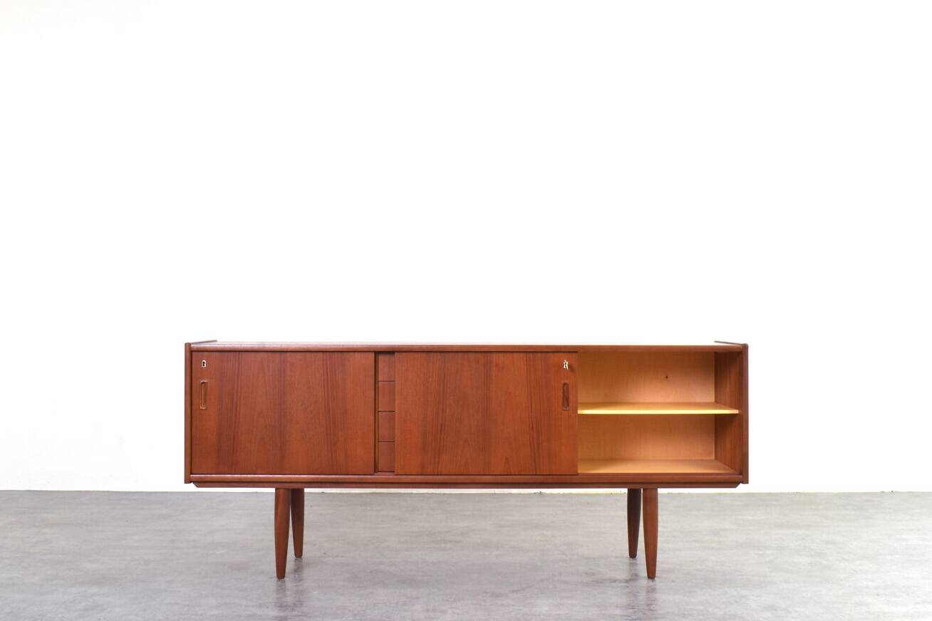 Mid-Century Danish Teak Sideboard, 1960s.