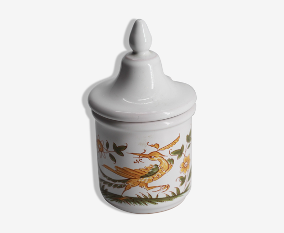 Mustard pot in faience