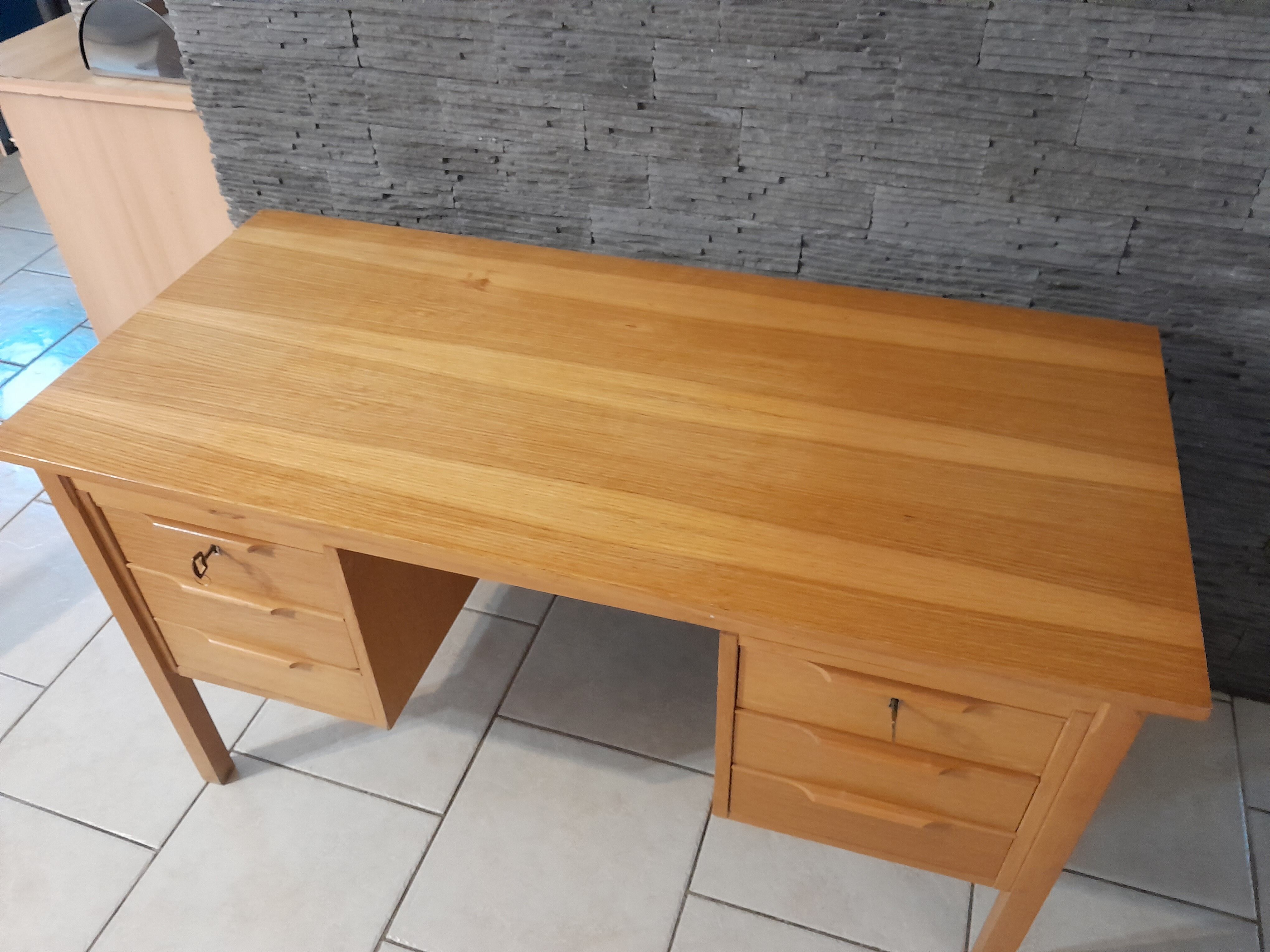 Danish Scandinavian vintage desk Bent Silberg Mobler Mid Century
