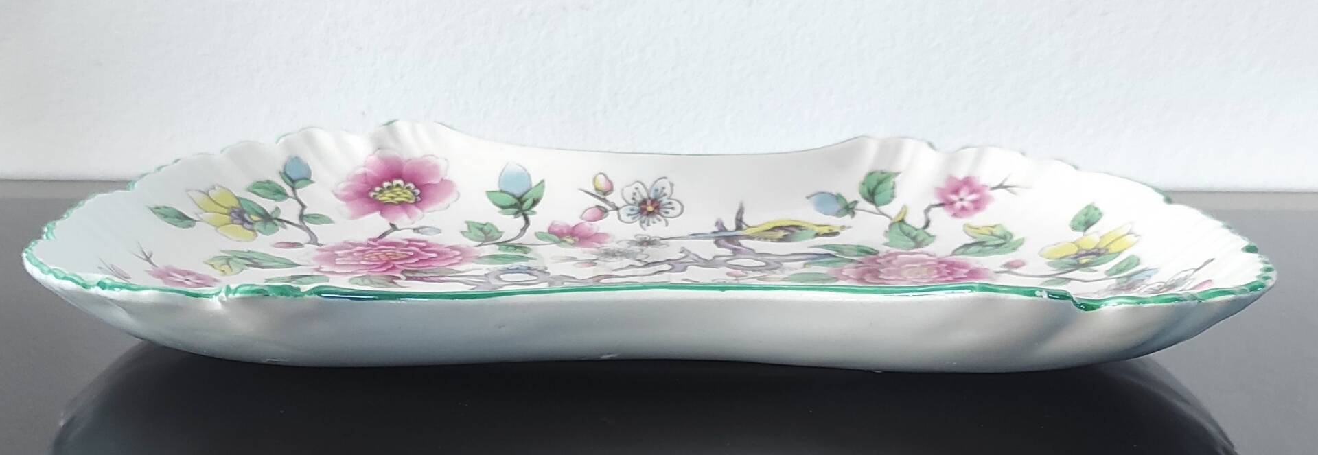 Vintage cut-out plate in earthenware