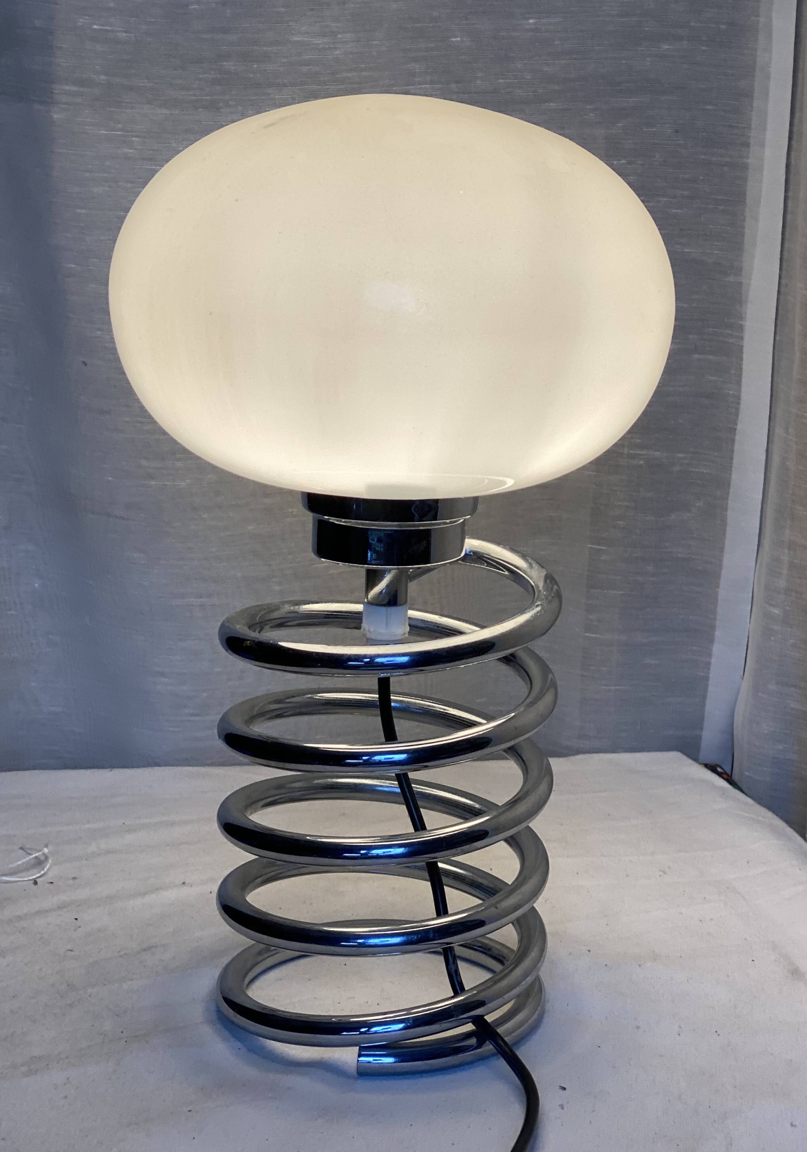 Ingo maurer vintage 1970 spring lamp
