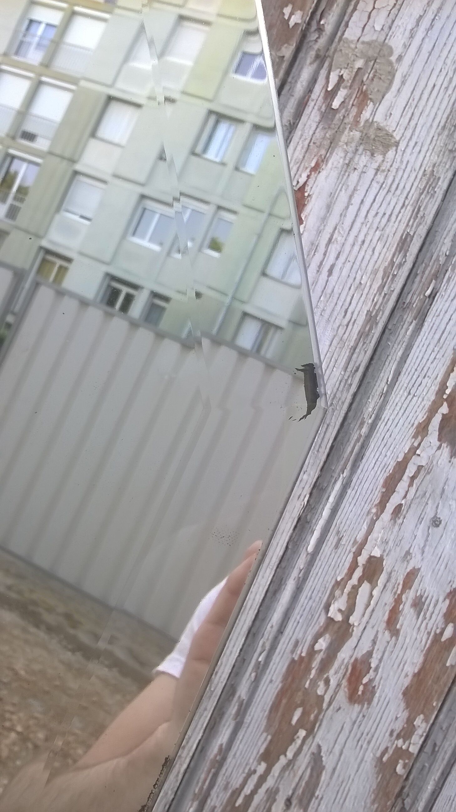 Art deco spyched mirror 96x184cm