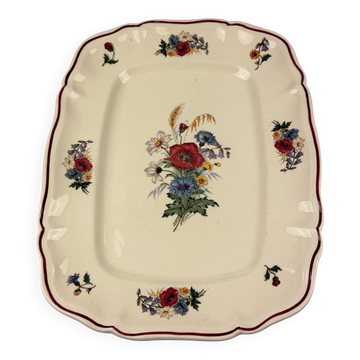 Rustic rectangular plate