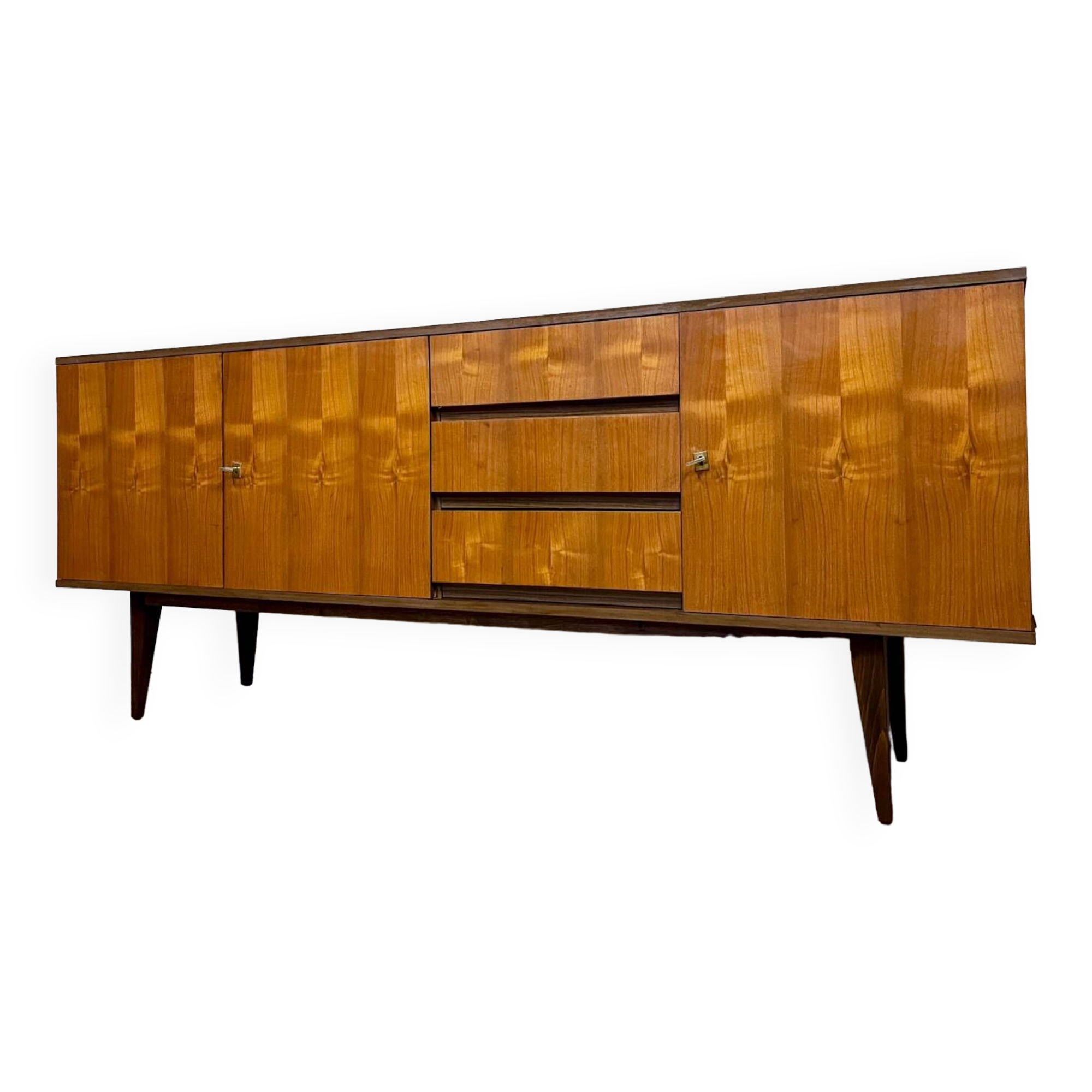 Vintage sideboard with metal legs