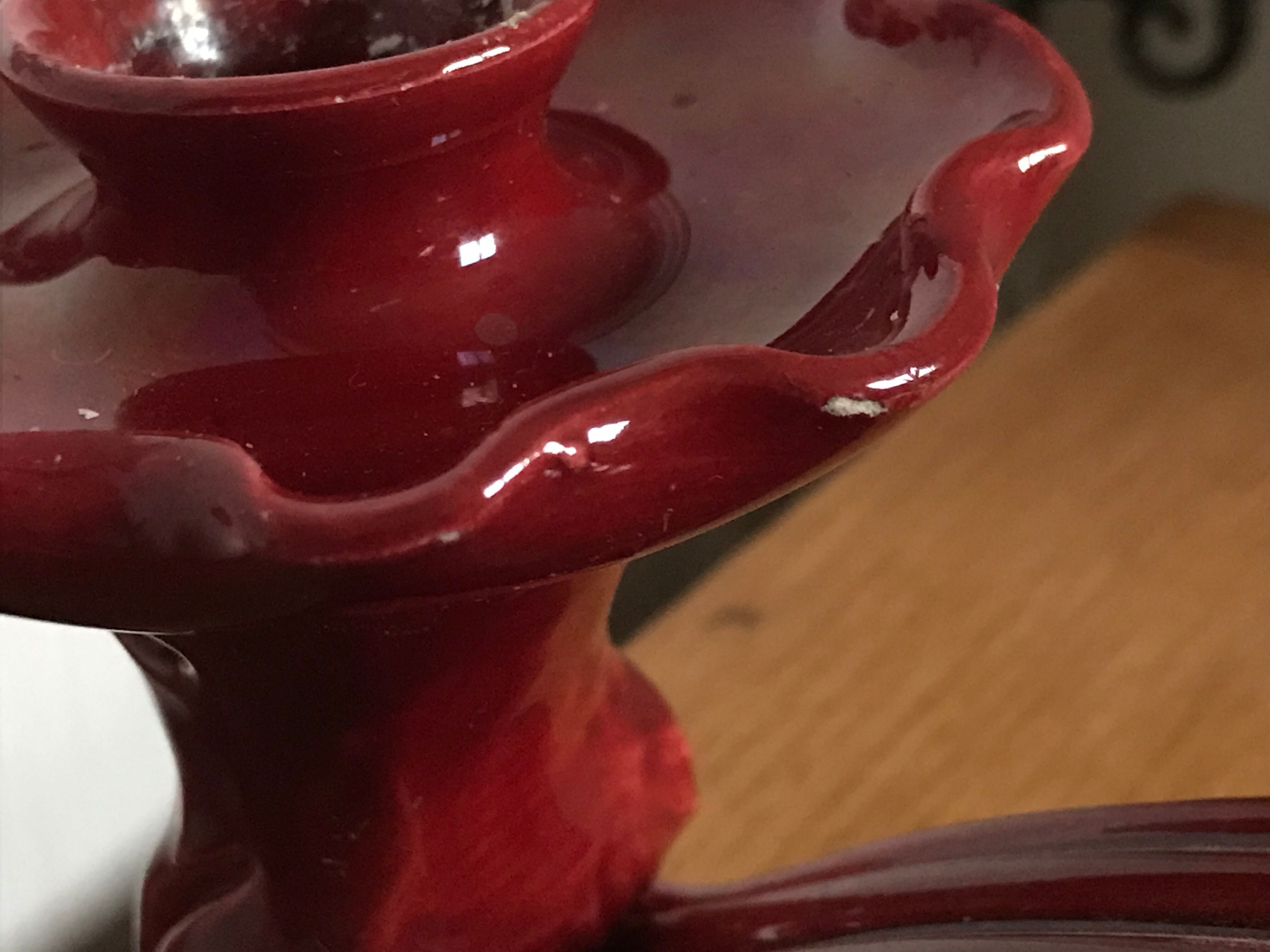 Vallauris ceramic candlestick