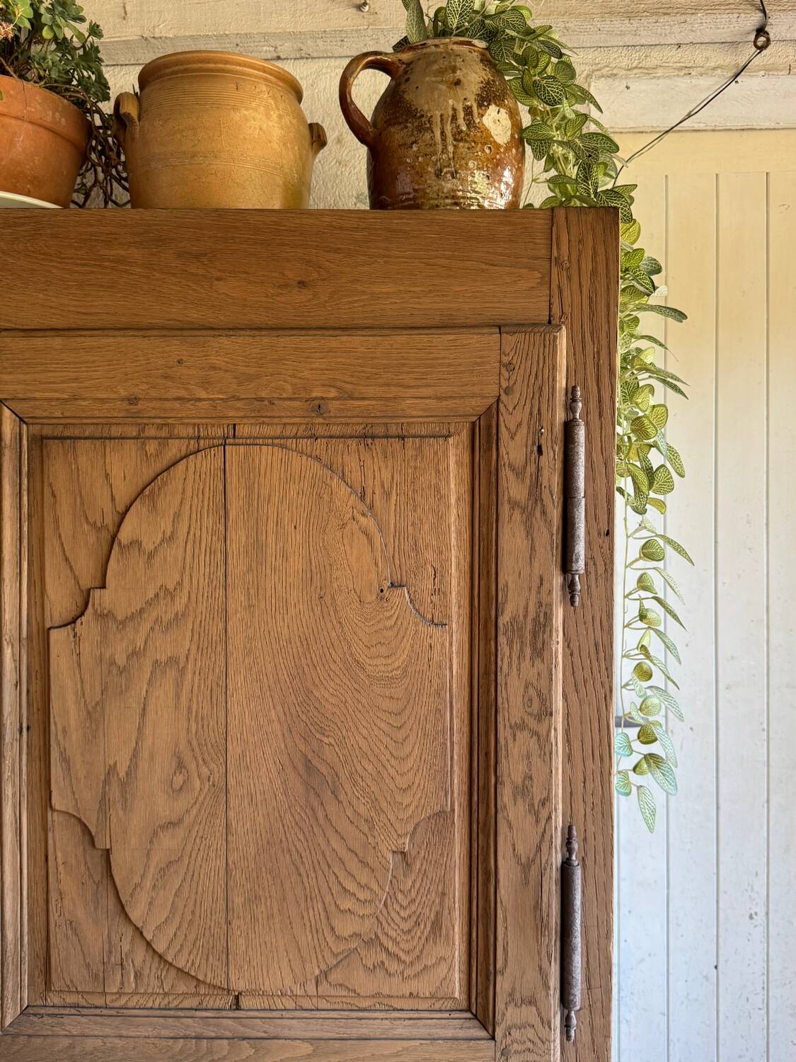 The rustic oak dresser