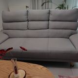 Canapé 3 places gris - Miliboo