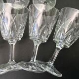 Set de 11 verres à vin vintage