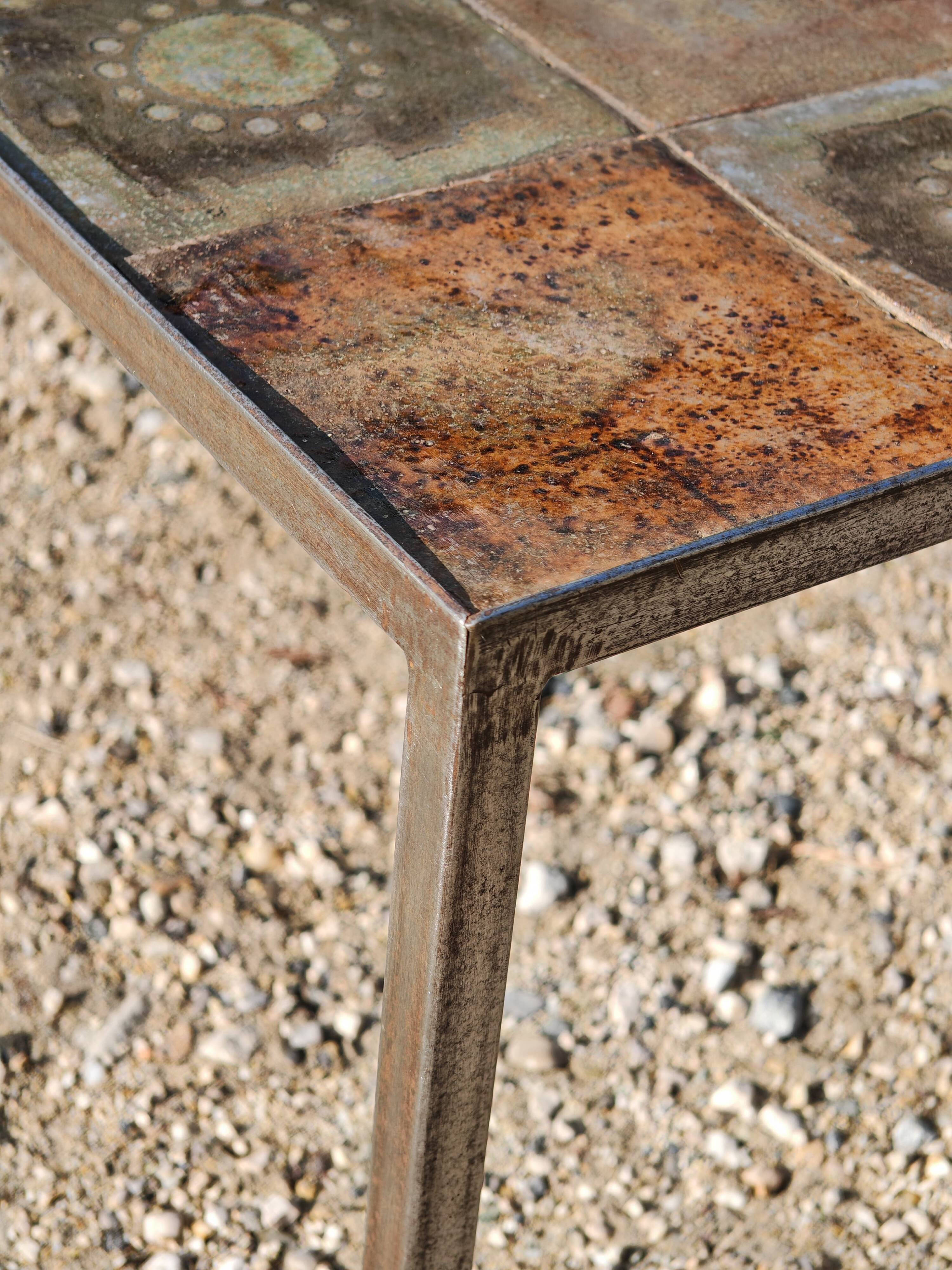 Vintage ceramic coffee table