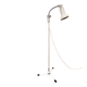 70s Gooseneck Metal Floor Lamp, Adjustable Height Tripod Base