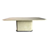 Table à manger en marbre italien vintage, années 1970