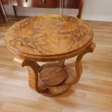 Round Art Deco pedestal table 1930