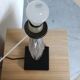 Lampe moderniste cristal Daum