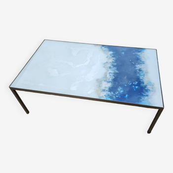 Tables basses organic en verre