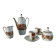 Porcelana coffee game, years 60. Game of 7
