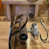 Stunning smoked glass wall sconces from the 1970s.