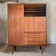 Vintage Scandinavian teak wardrobe