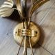Pair of vintage Florentine wall lights in gilded metal – 1960s