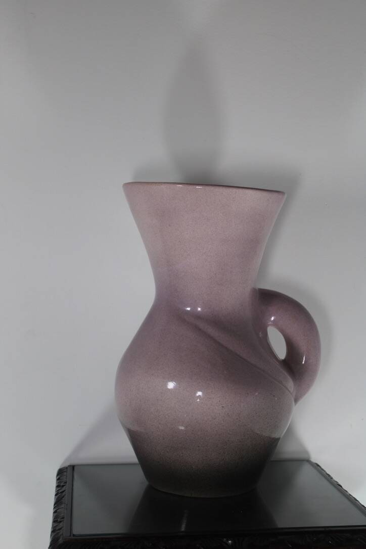 Large ceramic vase dlg Jouve Chambost 1960 France Vintage