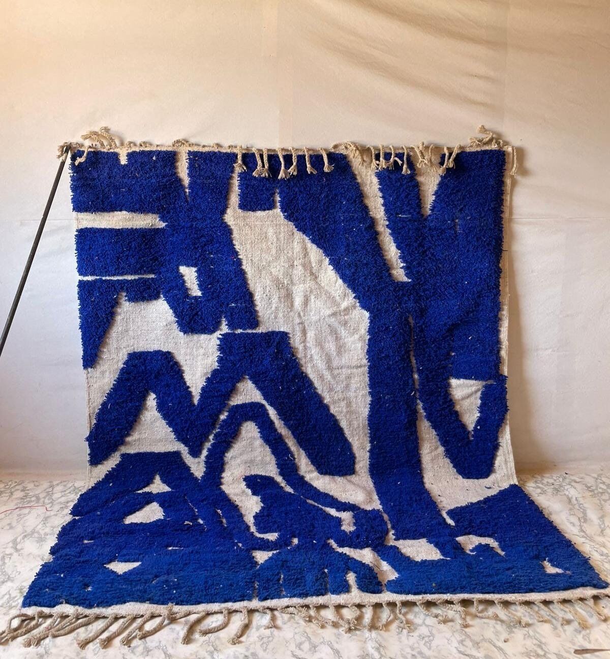 New Berber rug never used.