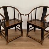Pair of Chinese armchairs