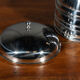 Suite de 8 cloches en inox service de table XXe