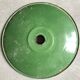 Date shade in vintage enamelled sheet style white and green farm -25cm