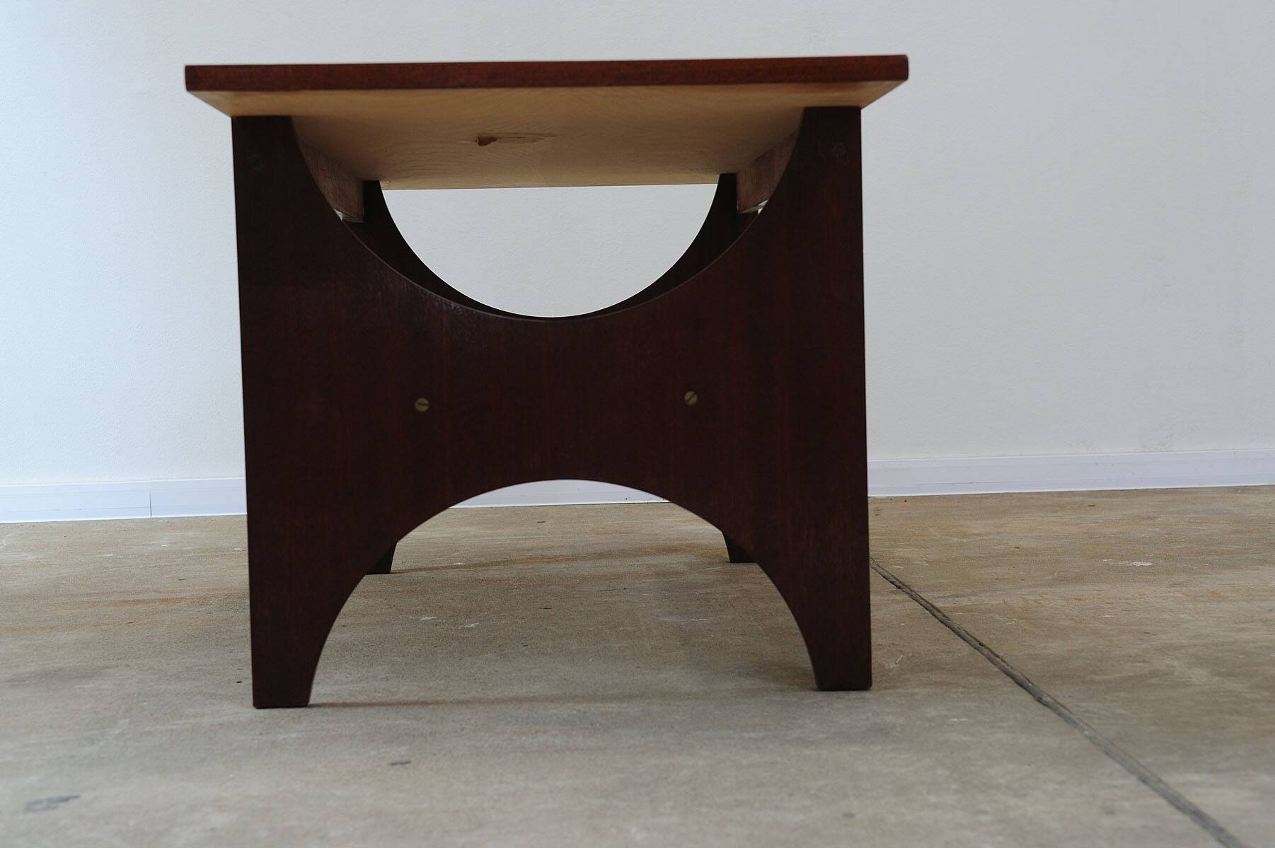 Mid century modern mahogany Coffee Table, 1970´s, Soviet Union