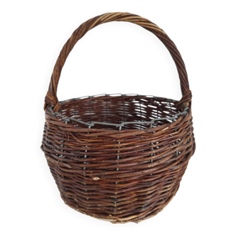 Vintage wicker basket