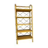 Rattan bookcase shelf