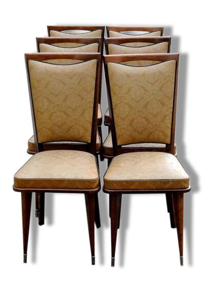 Lot de 6 chaises vintage