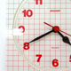 Horloge staiger west germany années 80 rouge