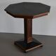 Antique octagonal oak table, 1920s