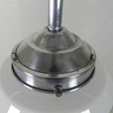 Vintage hanging lamp with glass shade, lantern model, 1950s