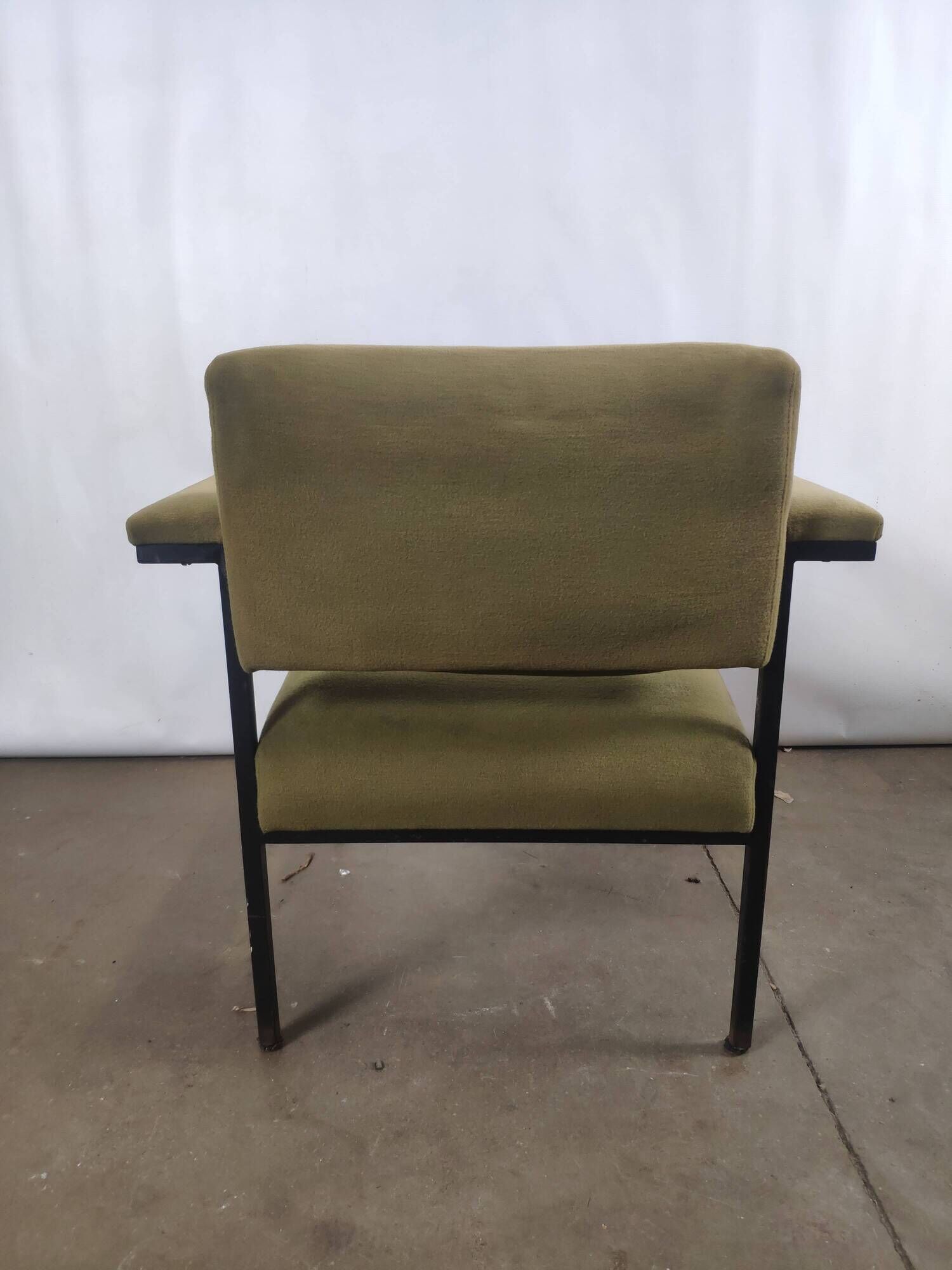C. Gaillard green and black industrial chair - J. Domps for DMU