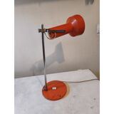 Vintage orange metal lamp