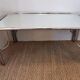 Mirror and chrome 70s glass coffee table