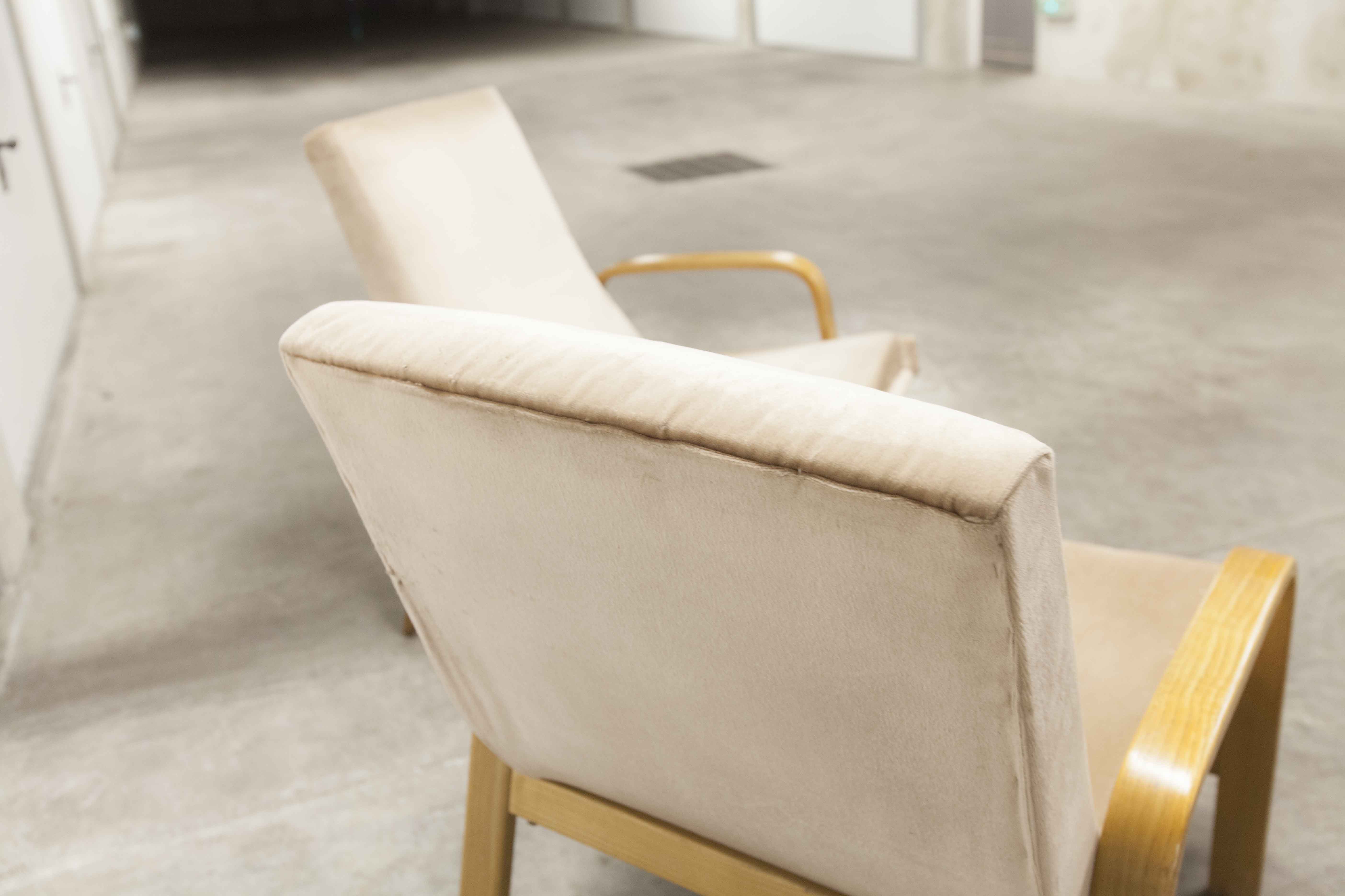 Paire de fauteuils bow wood Steiner ARP 1960