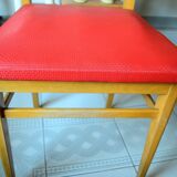 2 vintage beech chairs