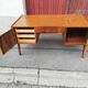 Vintage desk 2 doors 1 drawer compass feet