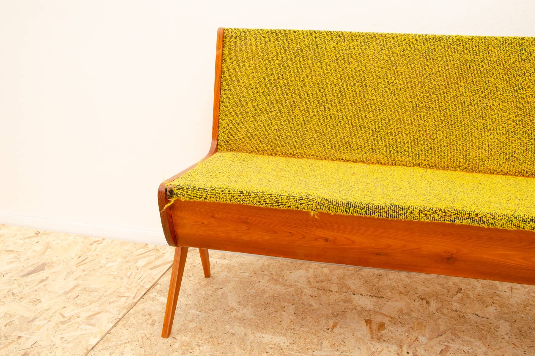Small mid-century bench, 1960s, Czechoslovakia