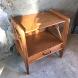 Bedside wooden massif