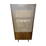 Vintage wooden showcase furniture