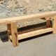 Large oak and fir carpenter's workbench - Old trade furniture