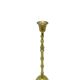 Candlestick, mid-century modern, brass, Poland, 1990s.