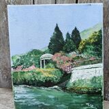 Lake Como painting