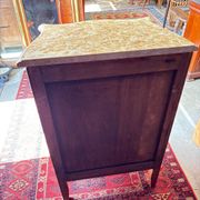 Chiffonier with 5 drawers in Louis XV style, stamped Skalski.