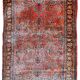 Handmade antique Persian Sarouk rug 4' x 6.8' (122cm x 207cm) 1920s - 1B784