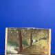 Landscape in oil on canvas signed
